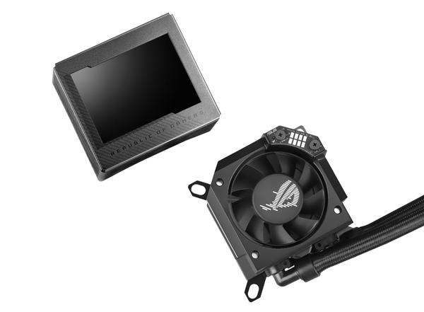 ASUS ROG RYUJIN III 240 ARGB AiO Water Cooler w. 3.5&quot;&quot; LCD, 2x Noctua iPPC 2000 PWM 120mm (AM5 comp.)