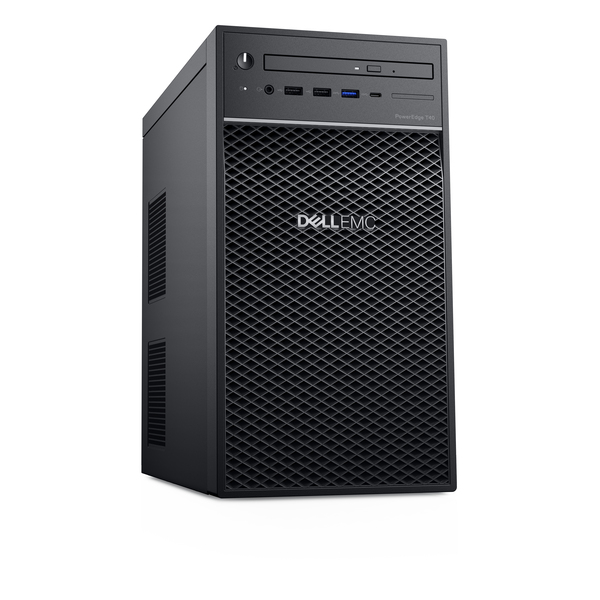 Dell EMC PowerEdge T40 - Palvelin - torni - 1-tie - 1 x Xeon E-2224G / 3.5 GHz - RAM 8 Gt - HDD 1 Tt - DVD-kirjoitin - UHD Graphics P630 - GigE - ei KJ - monito