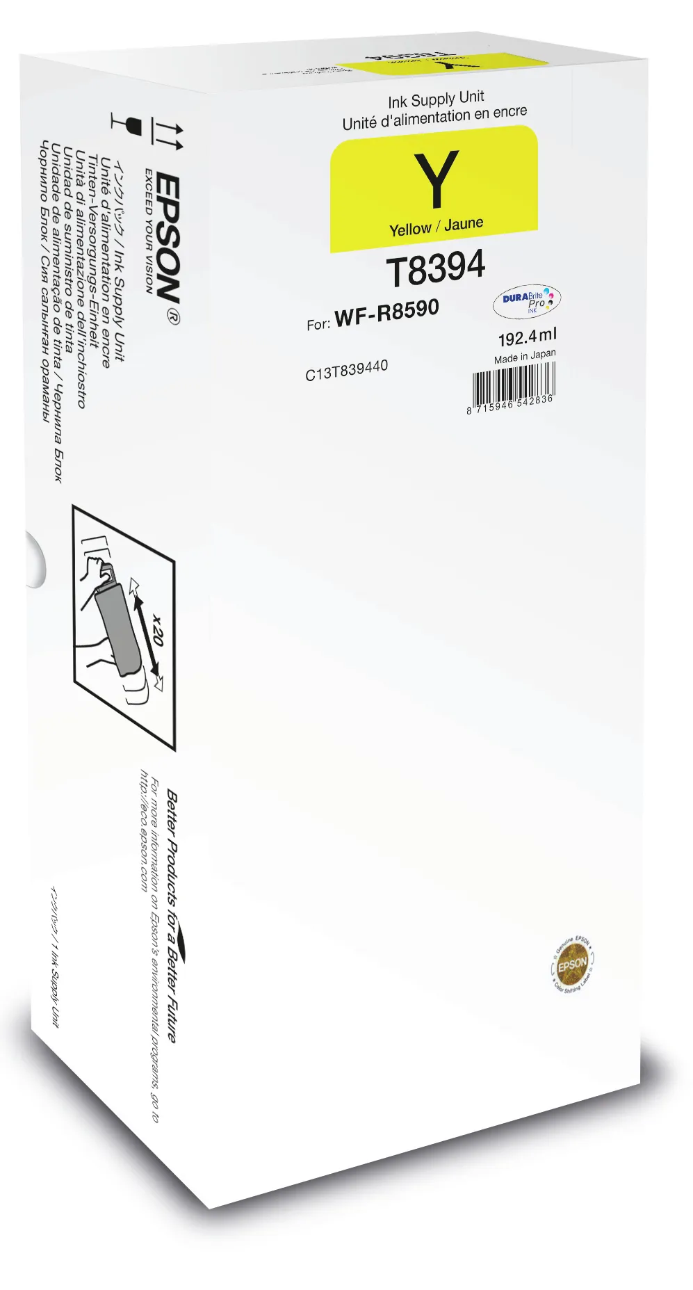 WorkForce Pro WF-R8590 Yellow XL Ink