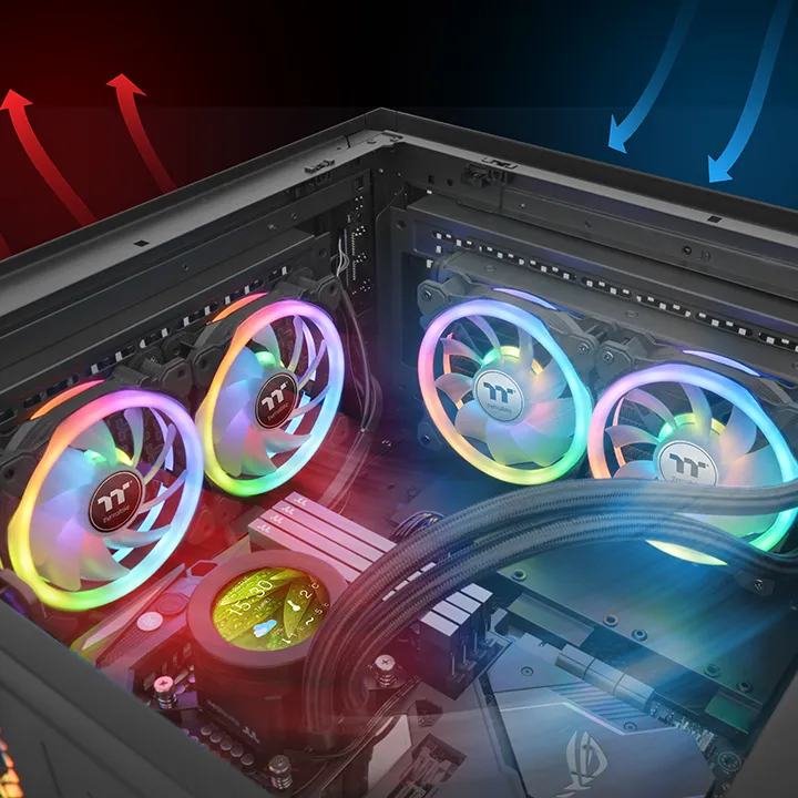 SWAFAN 14 RGB Radiator Fan TT Premium Edition 3 Pack