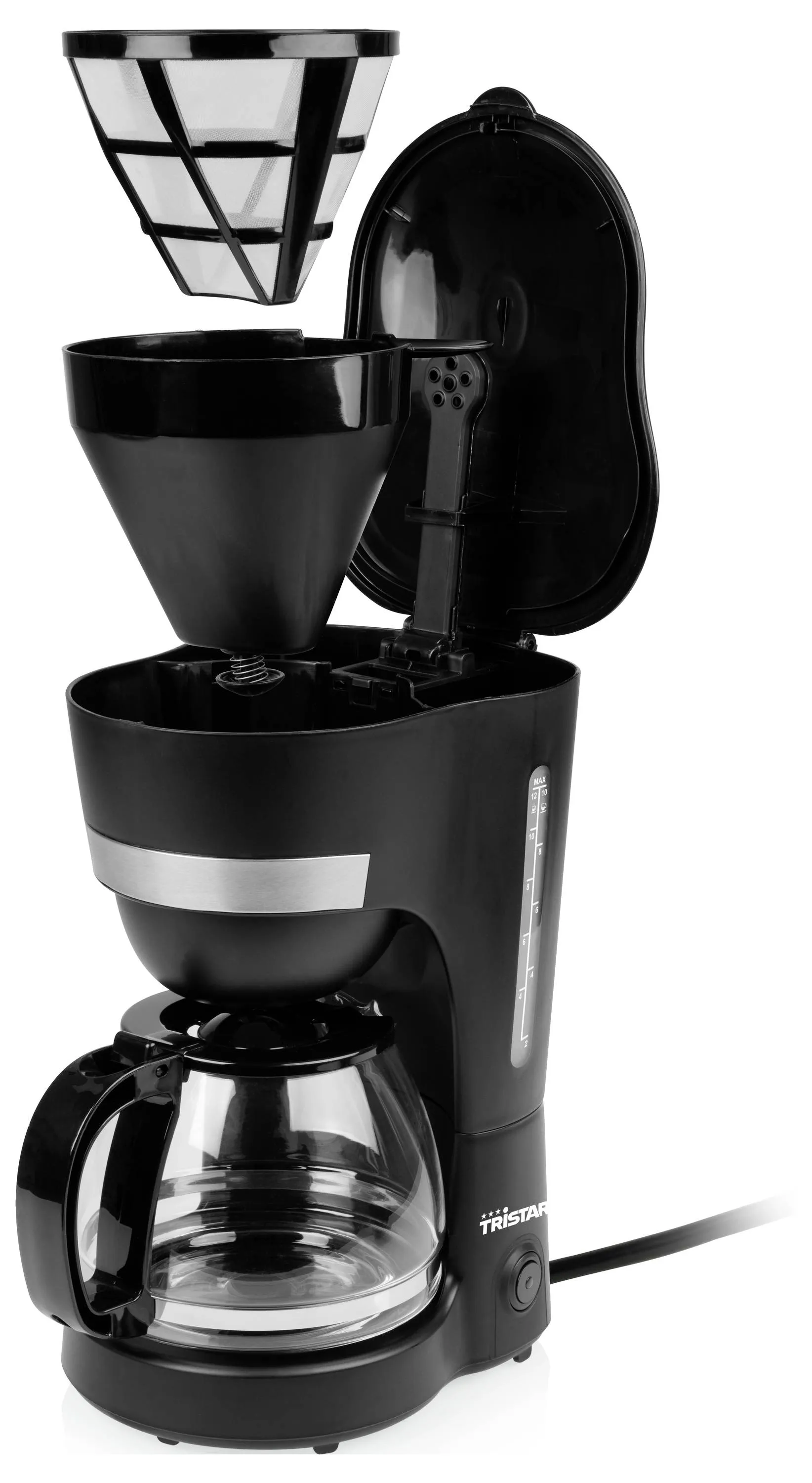 Tristar CM-1282 750W - coffee maker, black, 10-12 cups