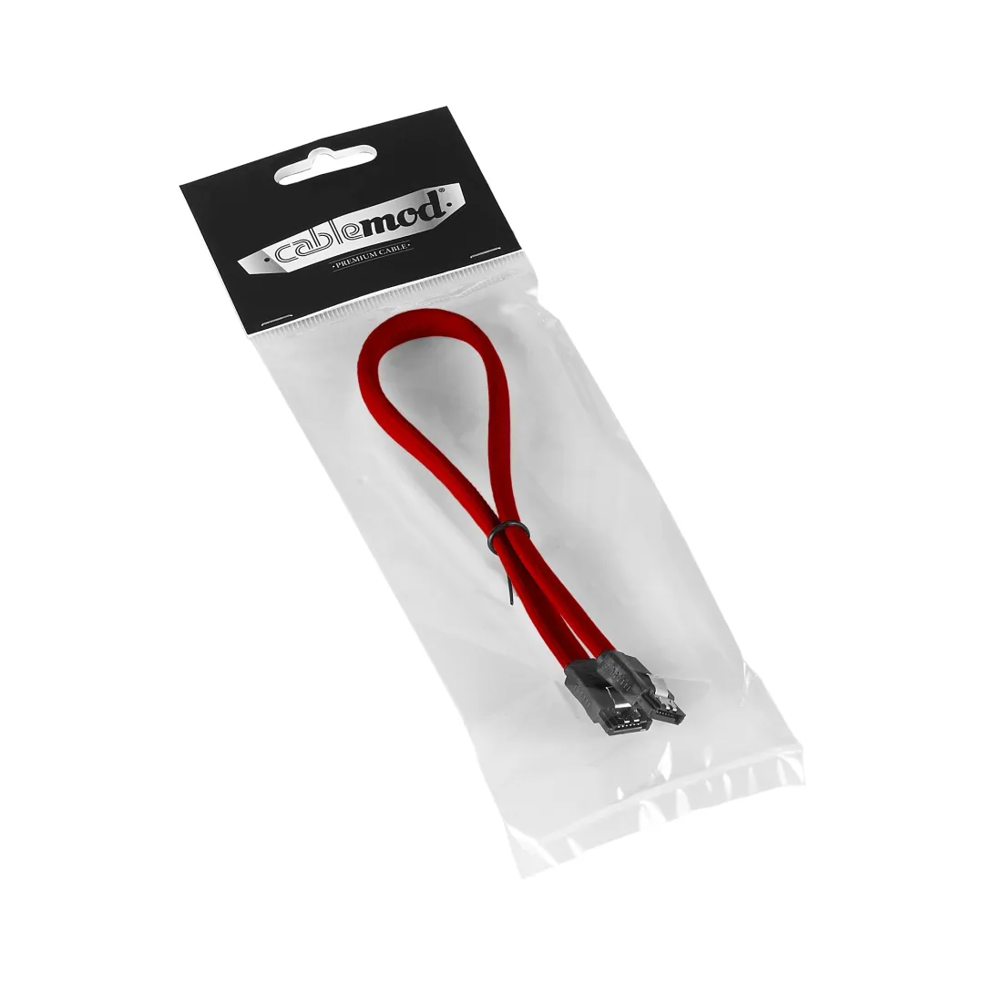 CableMod ModMesh SATA 3 Cable 30cm - red