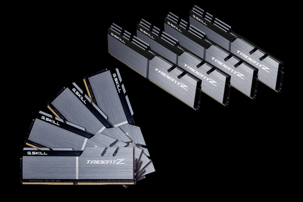 G.SKILL Trident Z 128 Gt (8 x 16 Gt) DDR4 3200 MHz, CL16 -muisti, harmaa/musta (XMP)