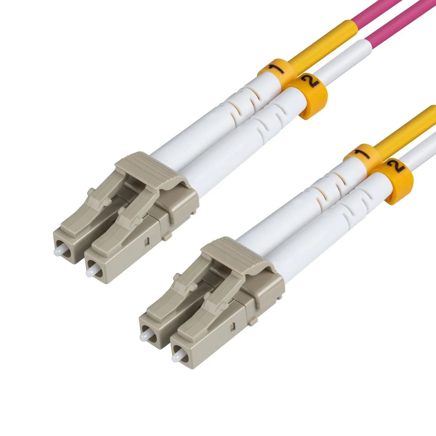MicroConnect OM4 LSZH LC-LC 1m Fiber Optic Cable, Violet