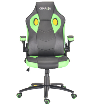 Gear4U Gambit Pro - gaming chair, black/green