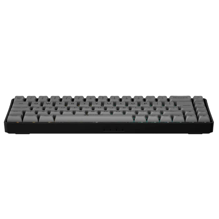Gamiac TKL69G Kailh Blue - speltangentbord, Svart/Grå