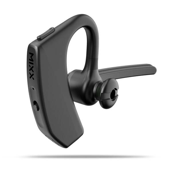 MIXX B10c Wireless Mono Headset with Charging Dock and USB Dongle, Black