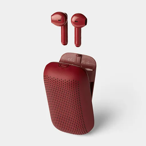 Lexon Speakerbuds -earbuds, red