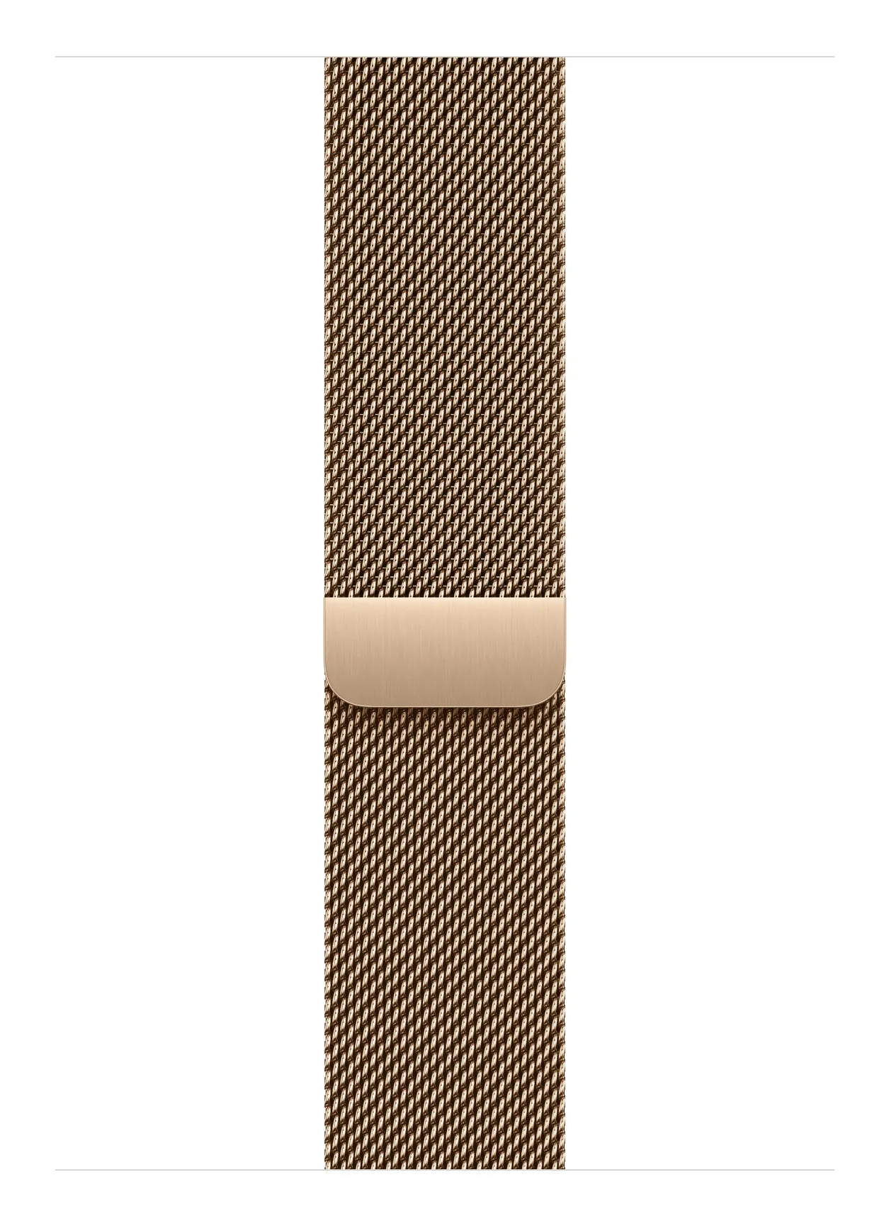 Apple Watch 46 mm milanesisk loop, guld, S/M