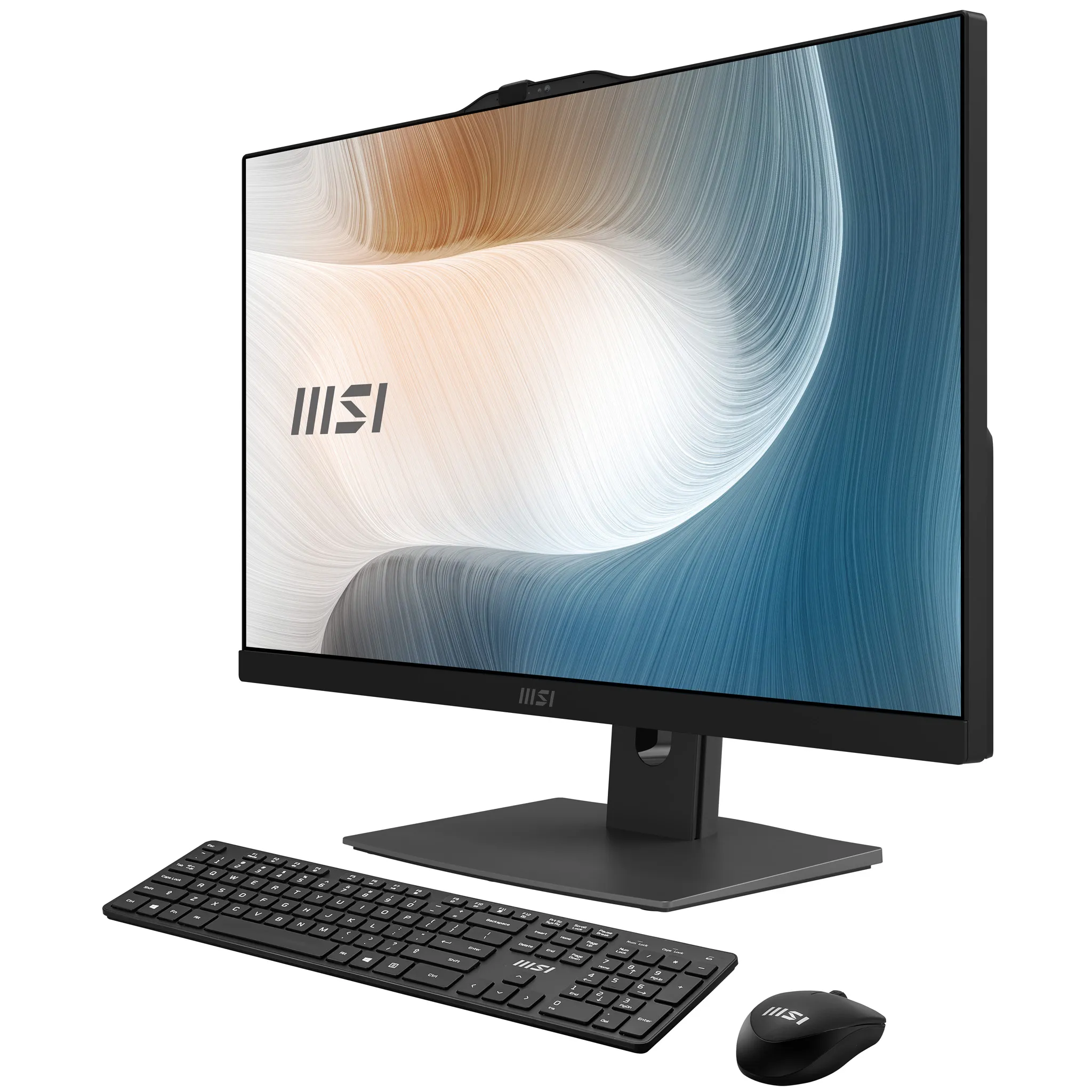 MSI Modern AM242P 1M-1225EU Core Ultra 3 100U, 8 Gt, 256 Gt SSD, Win 11 Pro All-in-one -p&ouml;yt&auml;kone, musta