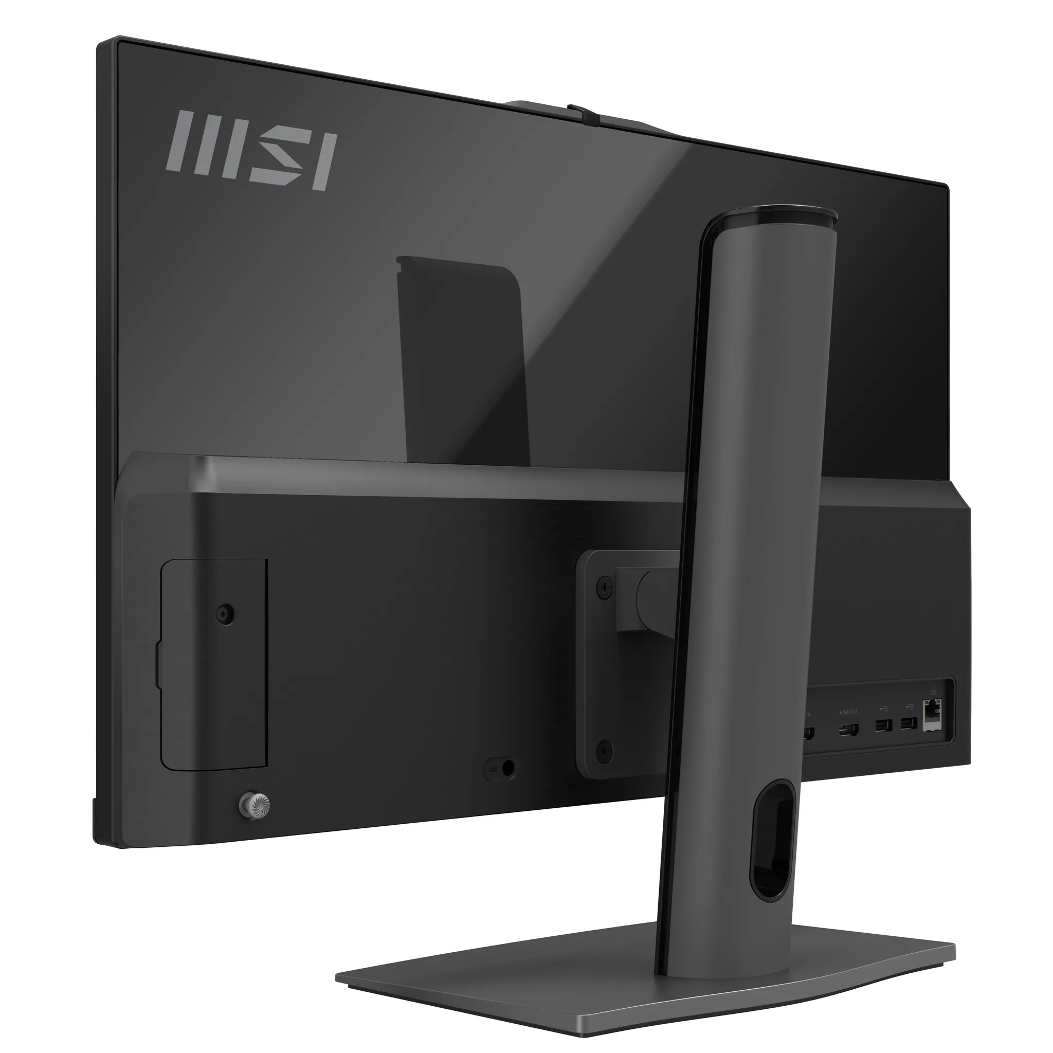 MSI Modern AM242P 1M-1225EU Core Ultra 3 100U, 8 Gt, 256 Gt SSD, Win 11 Pro All-in-one -p&ouml;yt&auml;kone, musta