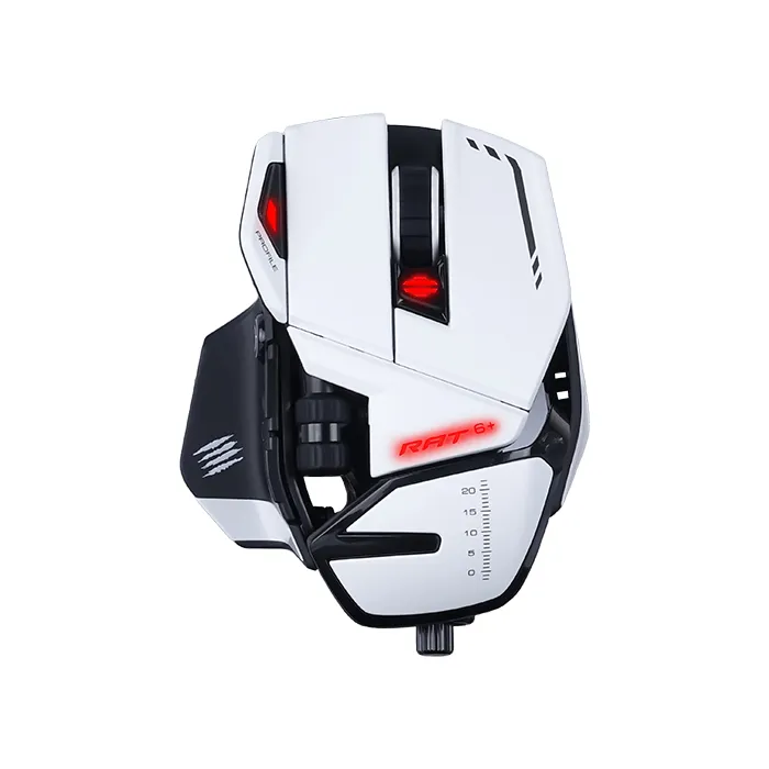 MadCatz R.A.T. 6+ White Optical Gaming Mouse