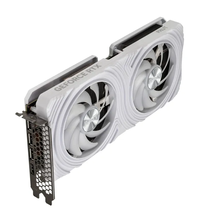Palit Geforce RTX 4070 White OC - graphics card - GeForce RTX 4070 - 12 GB - white