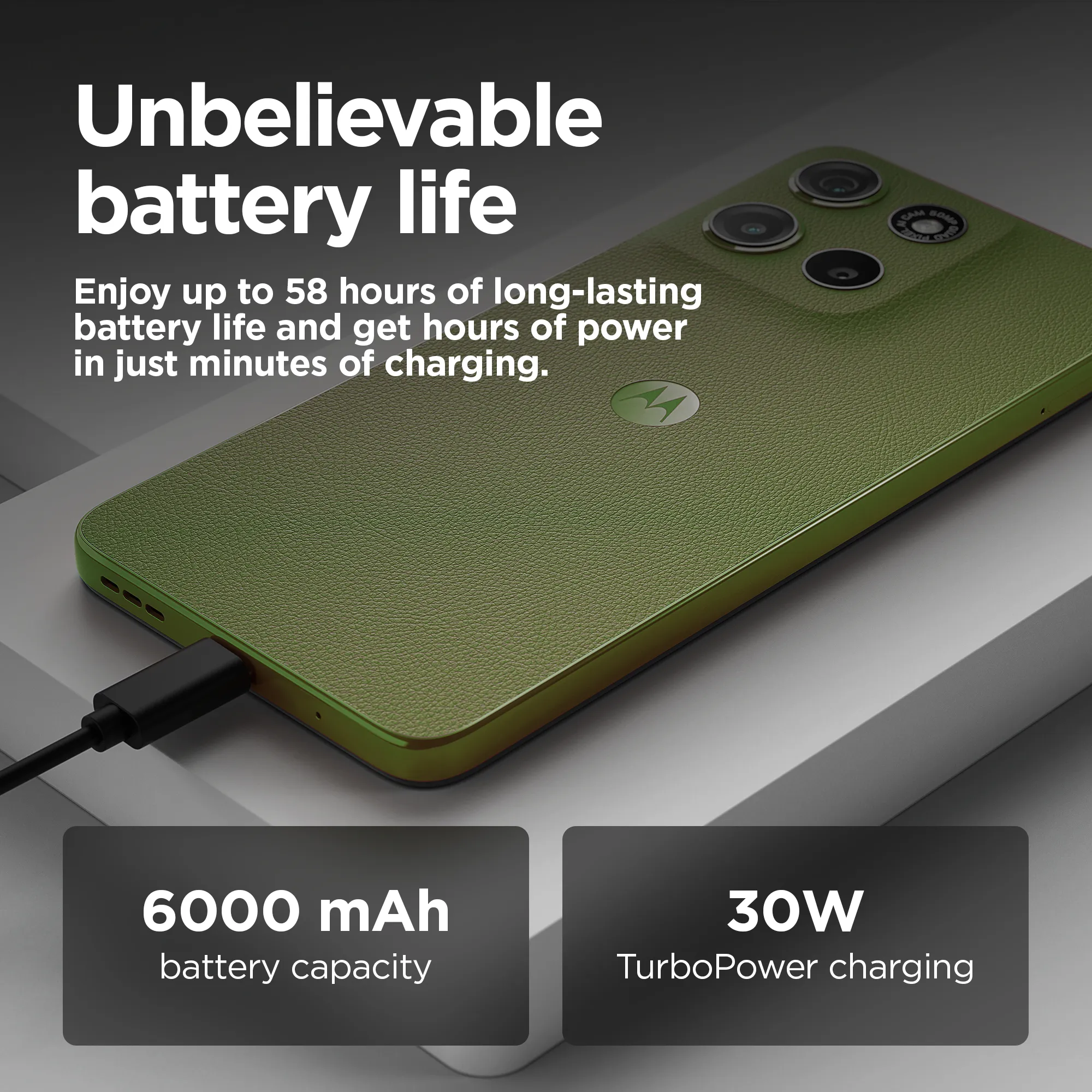 Motorola Moto G15 Power 8/256 GB, Iguana Green