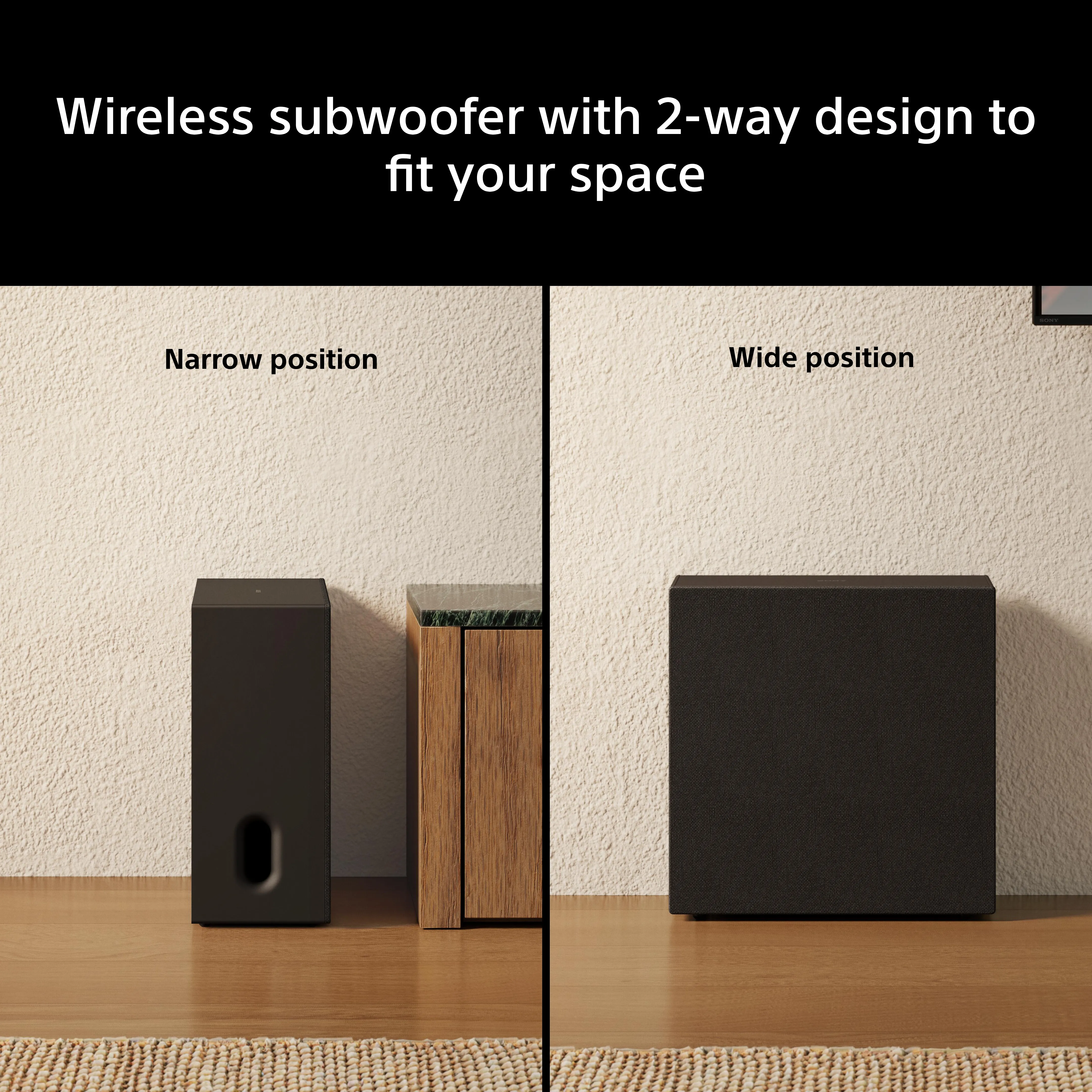 Sony BRAVIA Theatre Sub 8 Wireless Active Subwoofer, Black