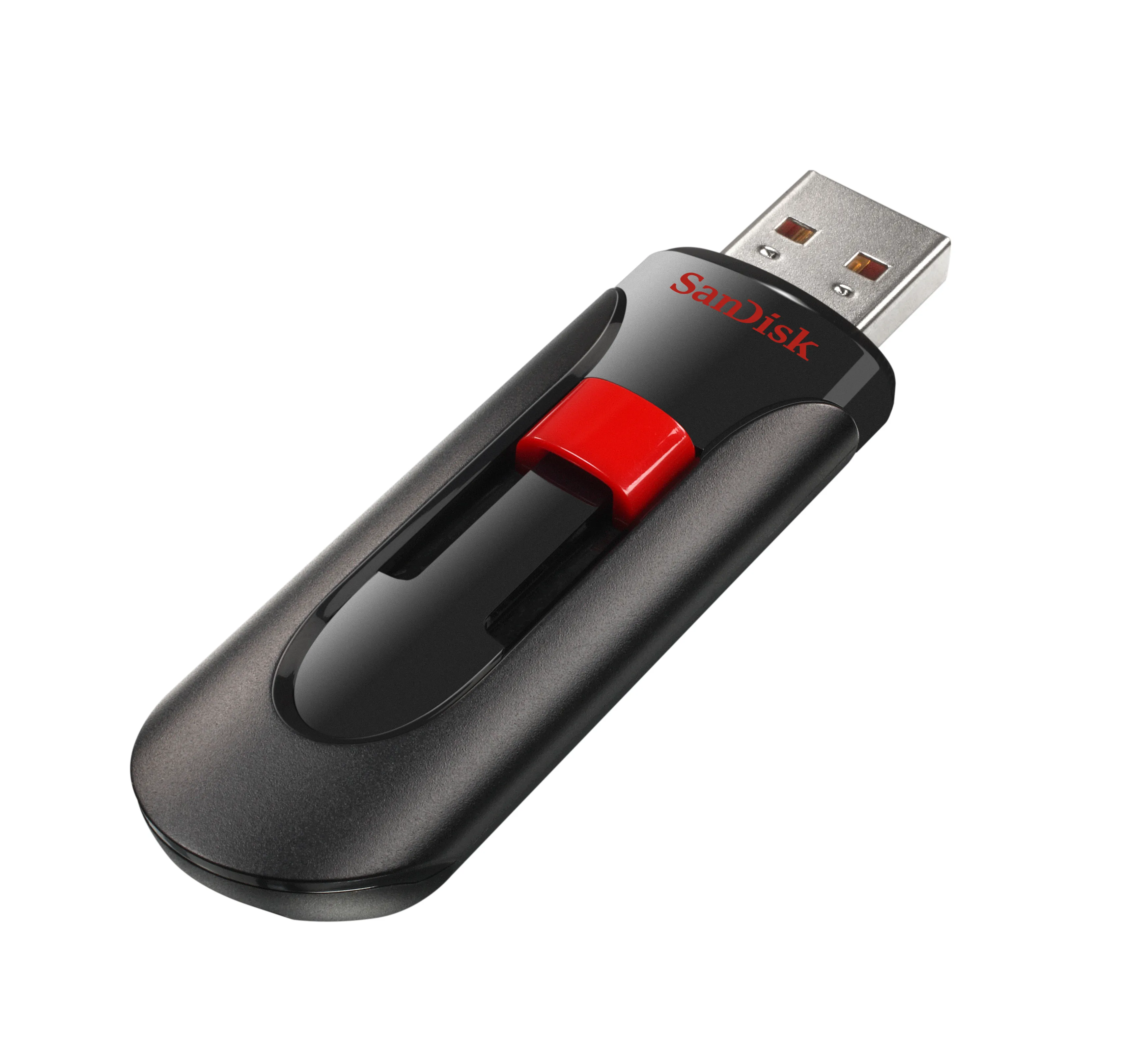 SanDisk 64GB Cruzer Glide USB 2.0 - memory stick, Black/Red
