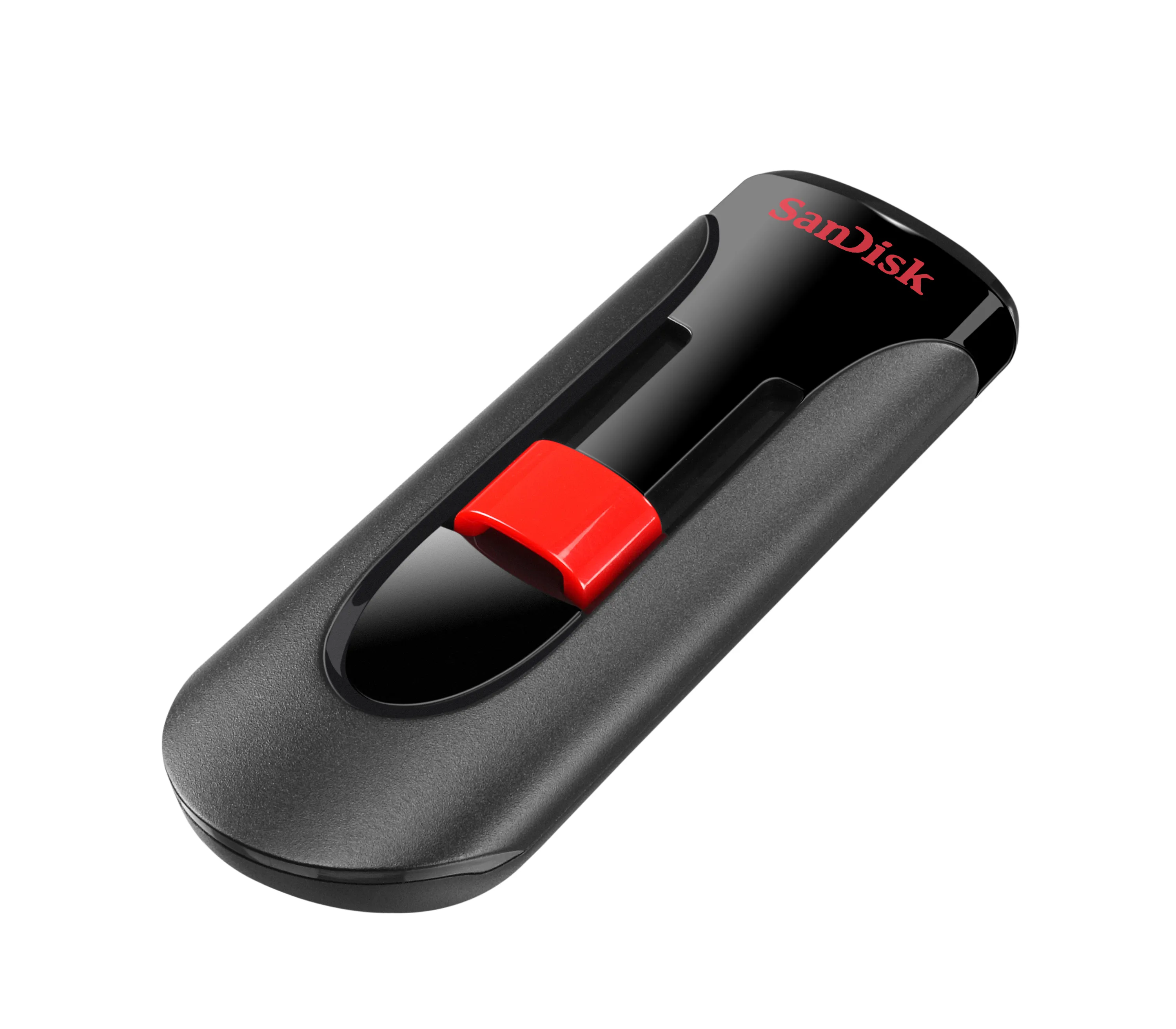 SanDisk 64GB Cruzer Glide USB 2.0 - memory stick, Black/Red
