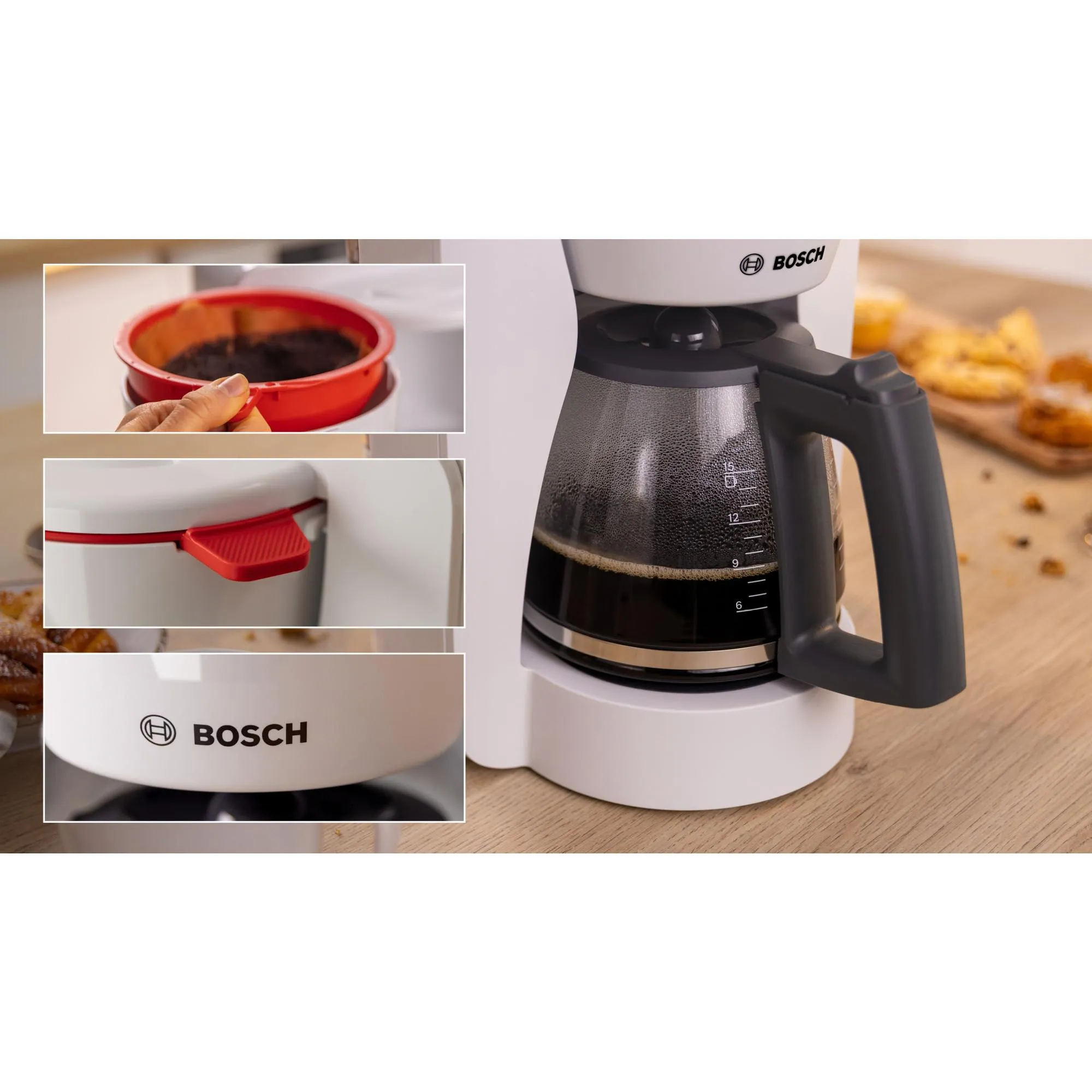 Bosch MyMoment TKA3M131 - coffee maker, white