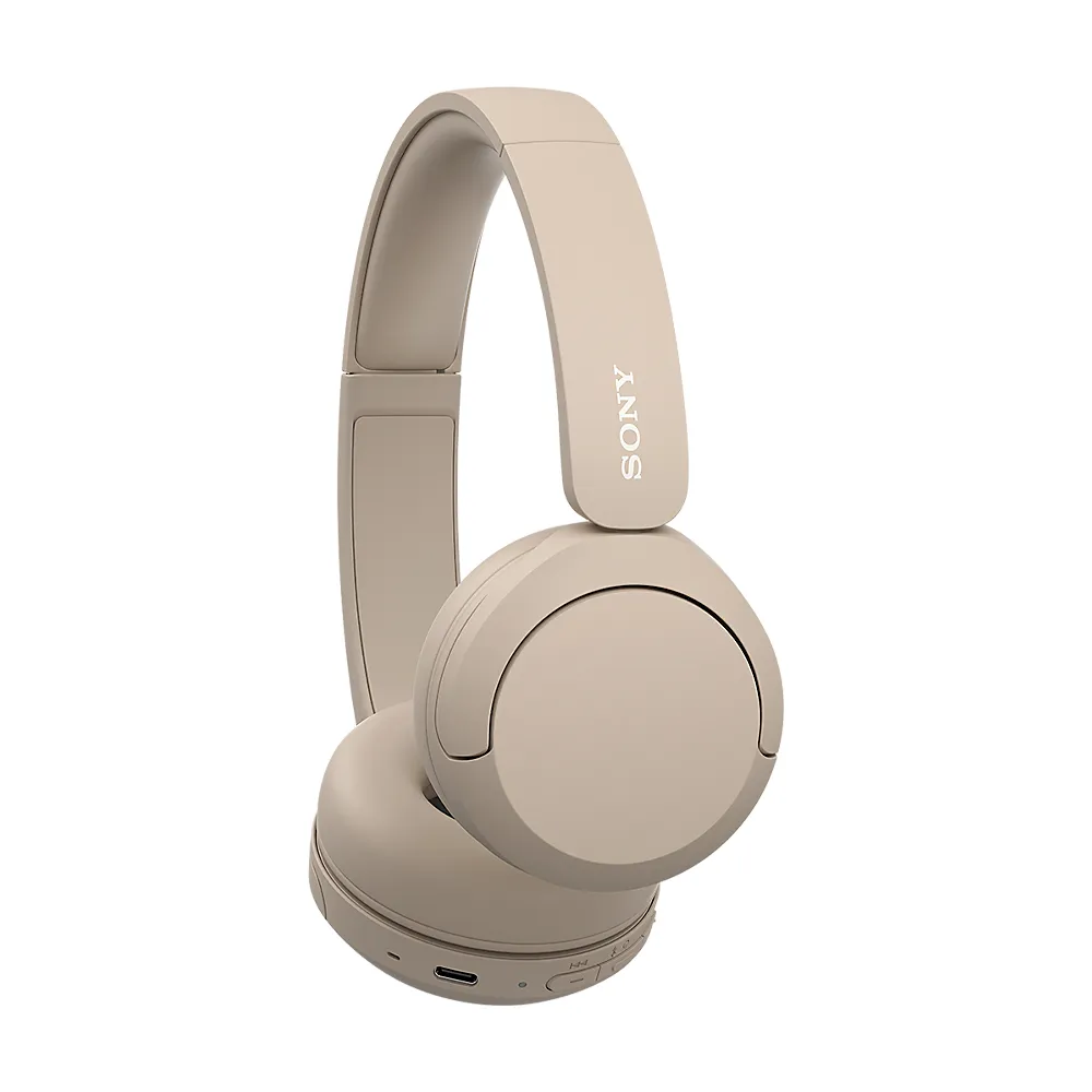Sony WH-CH520C - wireless headphones, beige