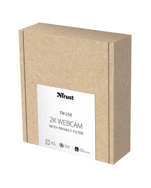 Trust TW-250 QHD - webbkamera, svart