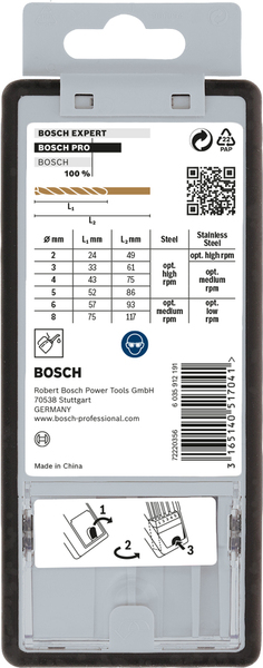 Bosch Robust Line HSS-Co, DIN 338