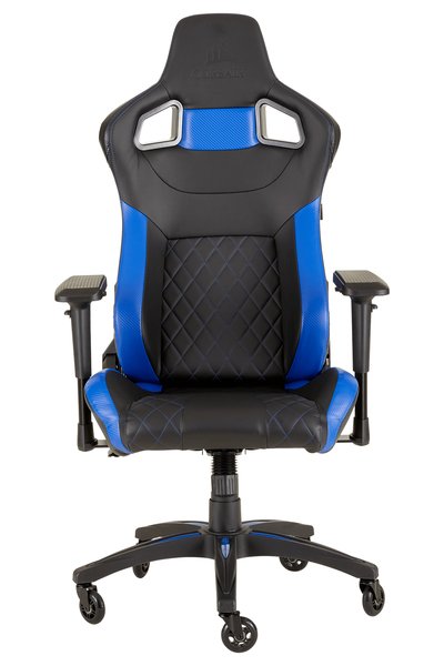 Corsair T1 2018 - spelstol, svart/bl&aring;