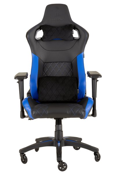 Corsair T1 2018 - spelstol, svart/bl&aring;