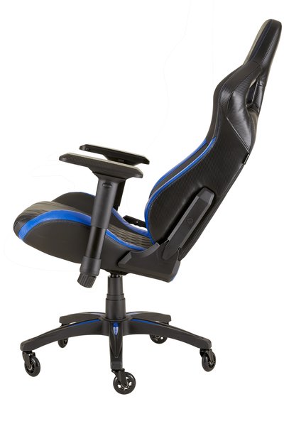 Corsair T1 2018 - spelstol, svart/bl&aring;