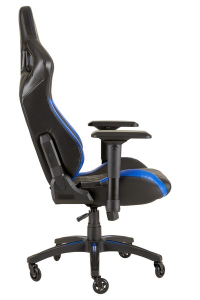 Corsair T1 2018 - spelstol, svart/bl&aring;