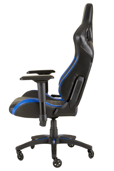 Corsair T1 2018 - spelstol, svart/bl&aring;