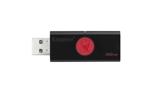 Kingston 32 GB DataTraveler 106 USB - minne, Svart/R&ouml;d
