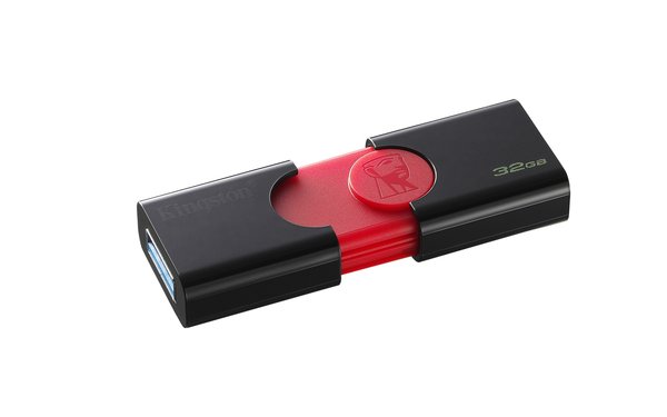 Kingston 32 GB DataTraveler 106 USB - minne, Svart/R&ouml;d