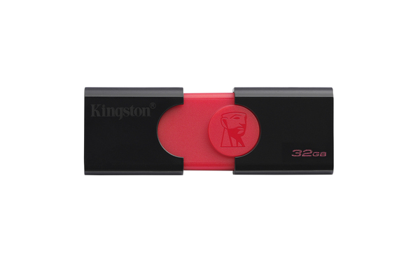 Kingston 32 GB DataTraveler 106 USB - minne, Svart/R&ouml;d