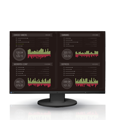 24&quot; LED FlexScan, Black