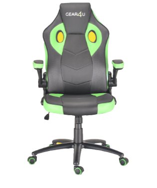 Gear4U Gambit Pro -pelituoli, musta/vihre&auml;