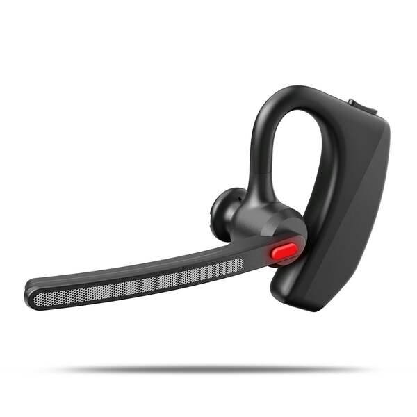 MIXX B10c Wireless Mono Headset with Charging Dock and USB Dongle, Black