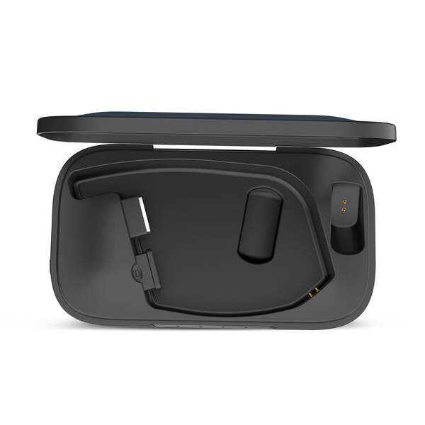 MIXX B10c Wireless Mono Headset with Charging Dock and USB Dongle, Black