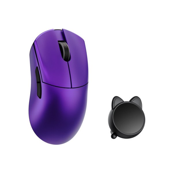 WLMouse Huan Omron Optical 8K Wireless Gaming Mouse, Purple