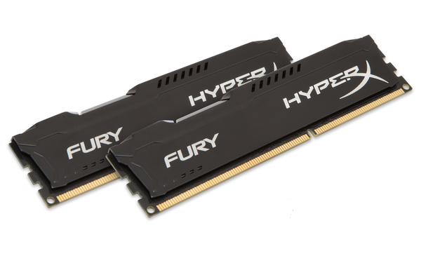Kingston 8GB (2x4GB) HyperX Fury, DDR3 1333MHz - musta