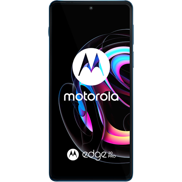 Motorola Edge 20 Pro 5G, 12/256 GB Android - mobiltelefon, Blue Vegan Leather