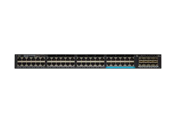 Cisco Catalyst 3650-48TS-L - Kytkin - Hallinnoitu - 48 x 10/100/1000 + 4 x SFP - ty&ouml;p&ouml;yt&auml;, r&auml;kkiin asennettava