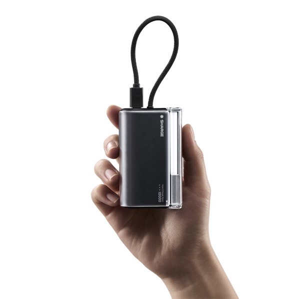 SHARGE Flow 3 10000 mAh, 45W - powerbank, Black