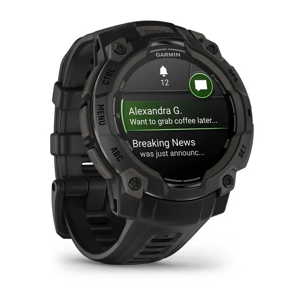 Garmin Instinct 3 45mm AMOLED - sports watch, Black