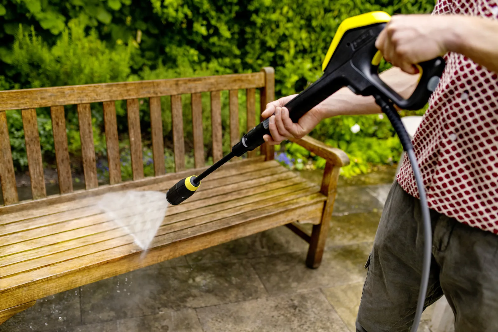 K&Auml;RCHER K 5 Comfort Premium Connect Home Pressure Washer, Yellow