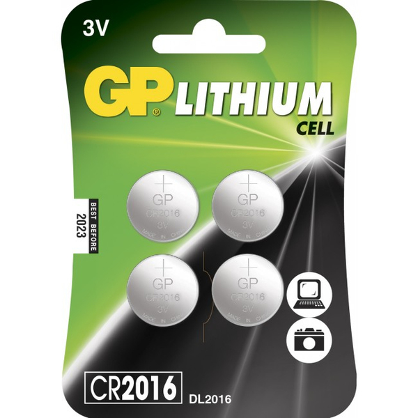 LITHIUM BUTTON CELL CR2016