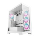 DeepCool CG580 4F -miditornikotelo ikkunalla, Valkoinen
