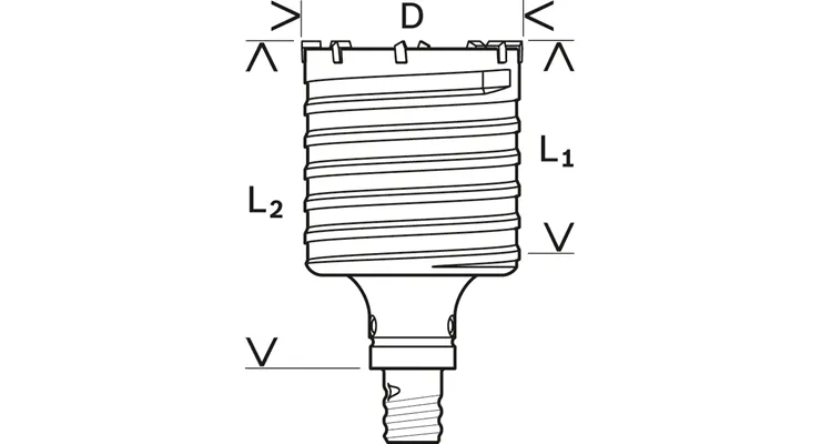 Bosch max 9 68mm Core Cutter