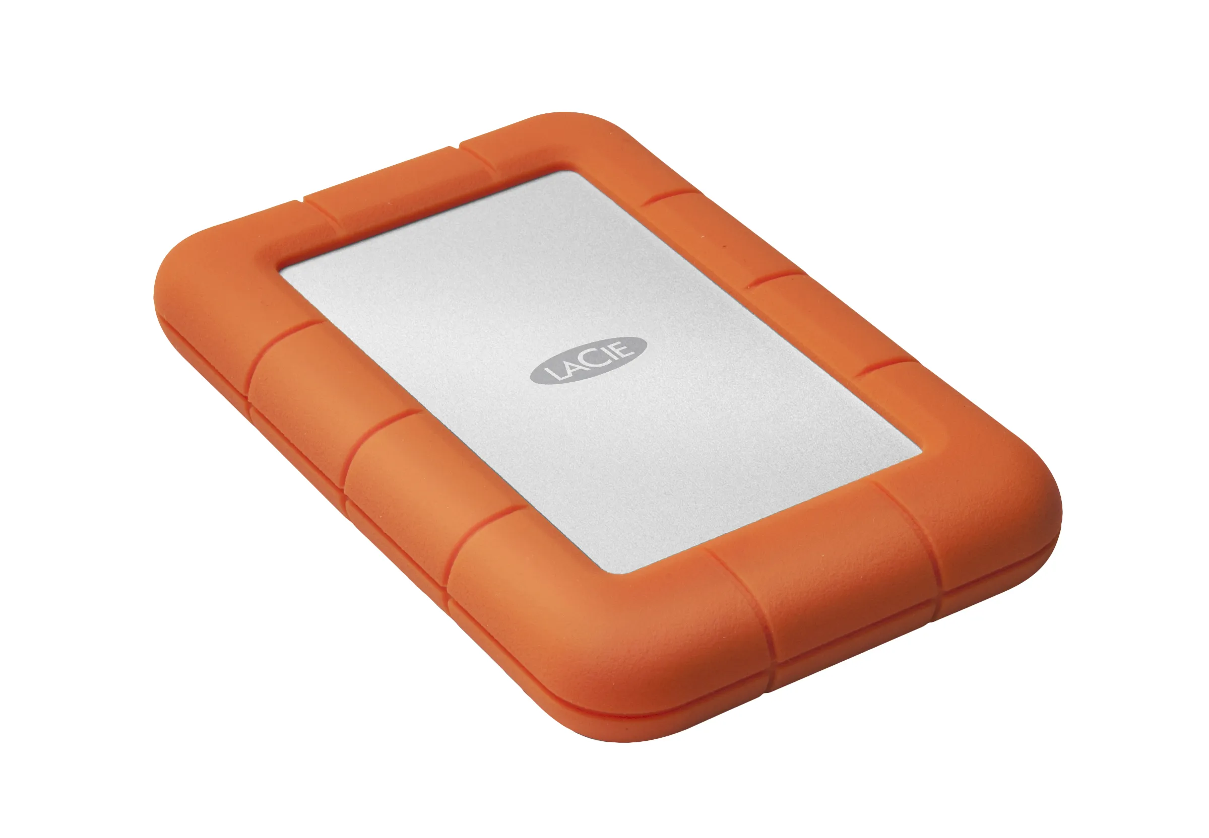 Lacie Rugged Mini 1 Tt -ulkoinen kovalevy, Oranssi, Hopea