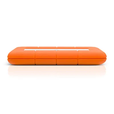 Lacie Rugged Mini 1 Tt -ulkoinen kovalevy, Oranssi, Hopea