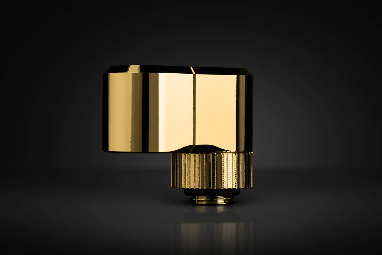 EKWB EK-Quantum Torque Double Rotary Offset 21 - Gold, Connection (gold)
